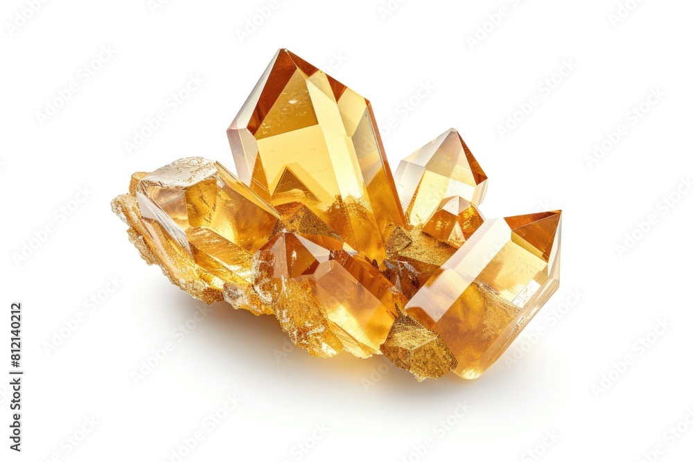 A golden crystal. A yellow magic stone. A golden crystal. A yellow magic stone.