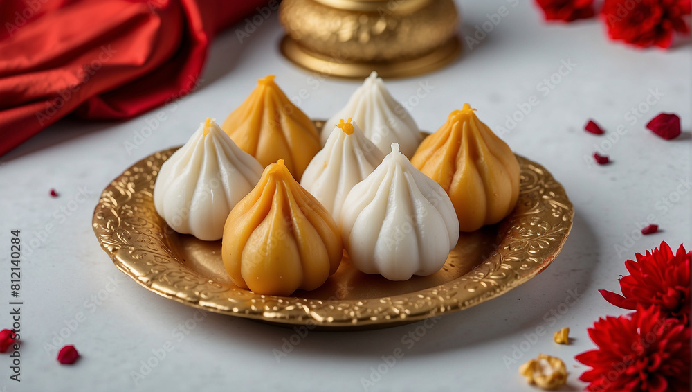 Modak Single modak sweet with new look Stock Photo | Adobe Stock