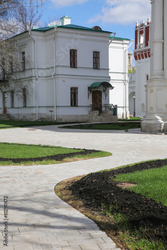 Novodevichy convent in spring. Moscow. Russia. April, 2024. photo