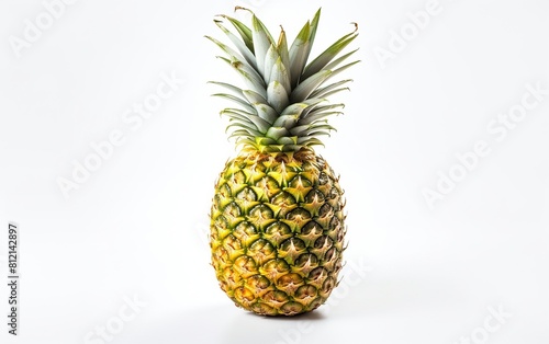 A Pineapple on White