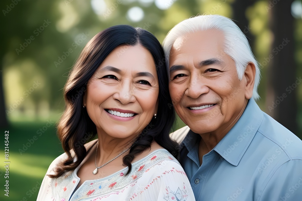 portrait of a beautiful senior, married, happy, native, aboriginal, indigenous, couple. In love. man. Woman. portrait of a beautiful senior, married, happy, native, aboriginal, indigenous, couple. In love. man. Woman.