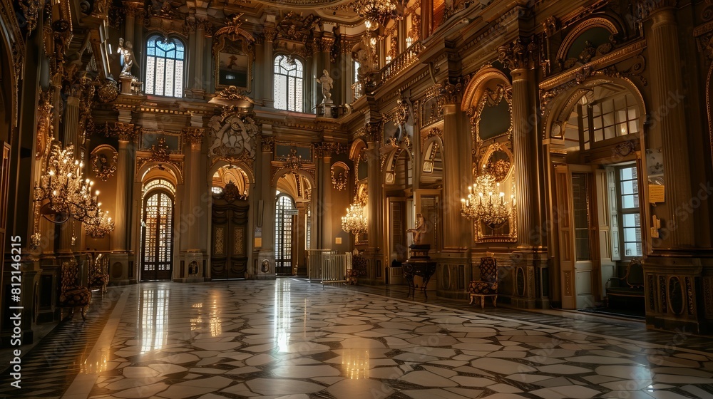 The splendor of a palace