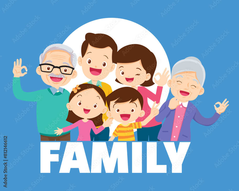 Big happy multi-generational family siblings relatives portrait Big happy multi-generational family siblings relatives portrait