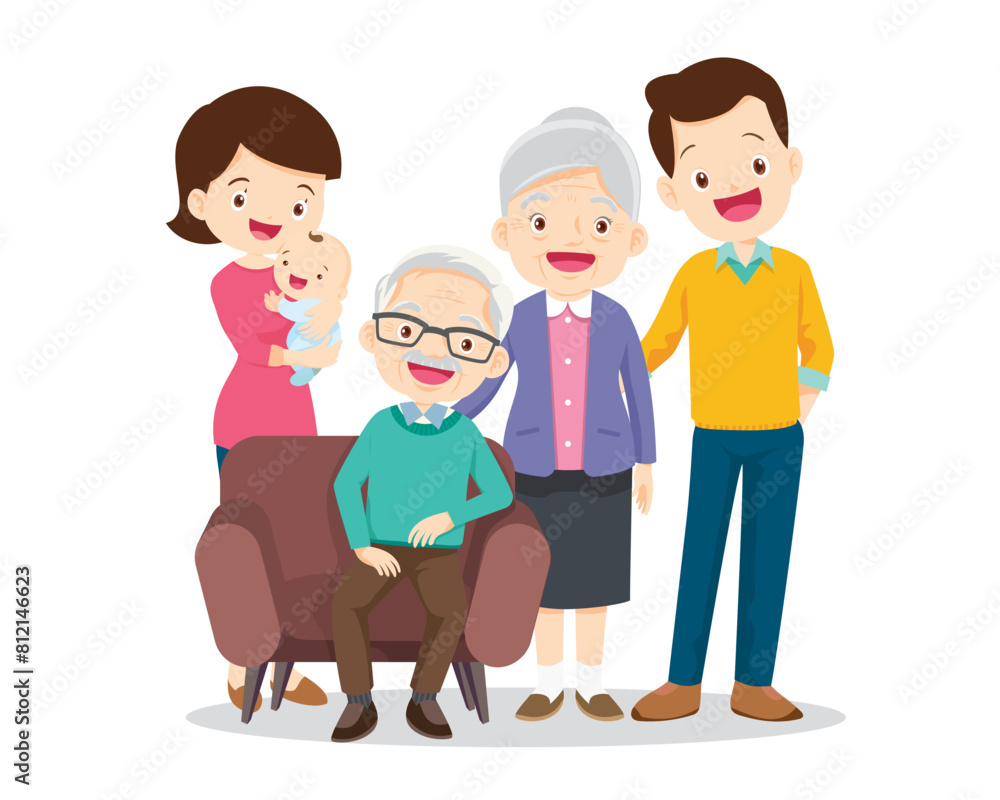 Big happy multi-generational family siblings relatives portrait Big happy multi-generational family siblings relatives portrait