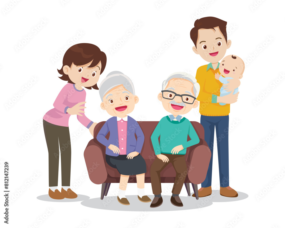 Big happy multi-generational family siblings relatives portrait Big happy multi-generational family siblings relatives portrait