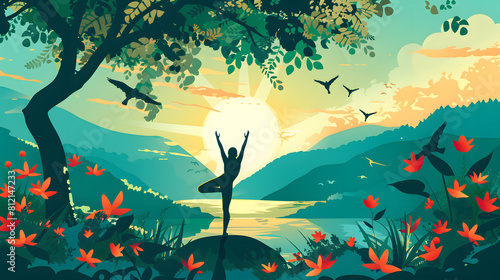 Wellness Lifestyle: Yoga, Meditation, Outdoor Fitness