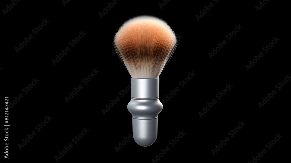 Shaving brush icon barber 3d Shaving brush icon barber 3d