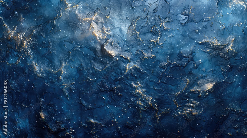 Blue marble texture with golden veins Abstract background and texture for design Blue marble texture with golden veins Abstract background and texture for design