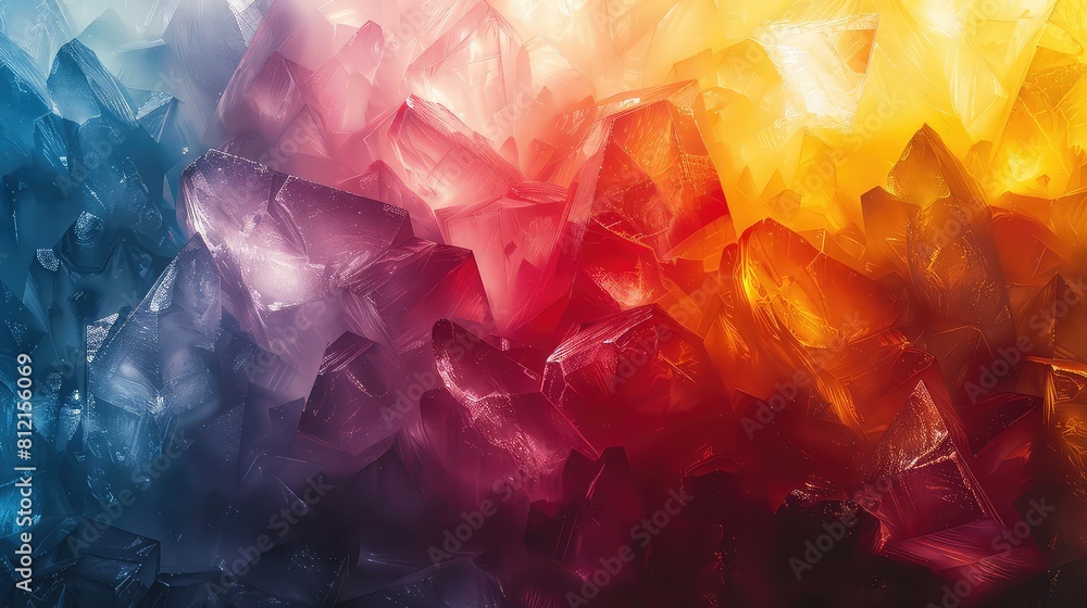 abstract texture colorful background with ice cubes