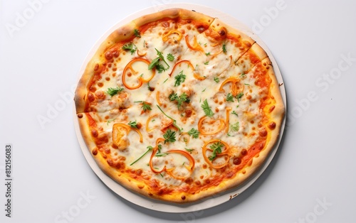 A White Pizza on a White Canvas