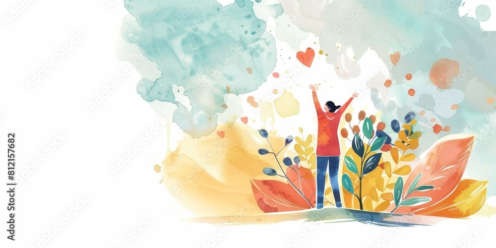 Obraz premium Happiness is a choice. Embrace the power of positivity and choose to live a joyful life.