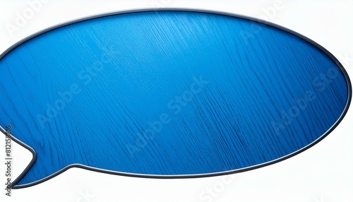 blue Speech bubble. .isolated on white background