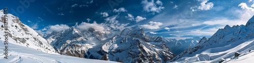 Alpine Panorama. Generative AI © Sascha