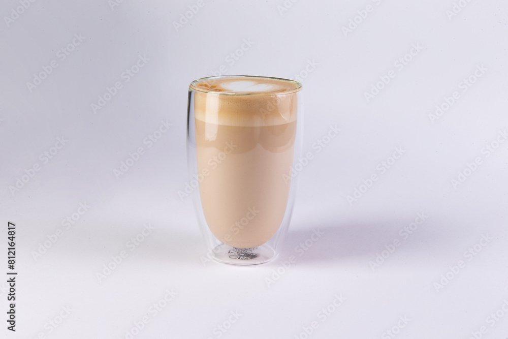 Cappuccino coffee, latte in a cup Cappuccino coffee, latte in a cup