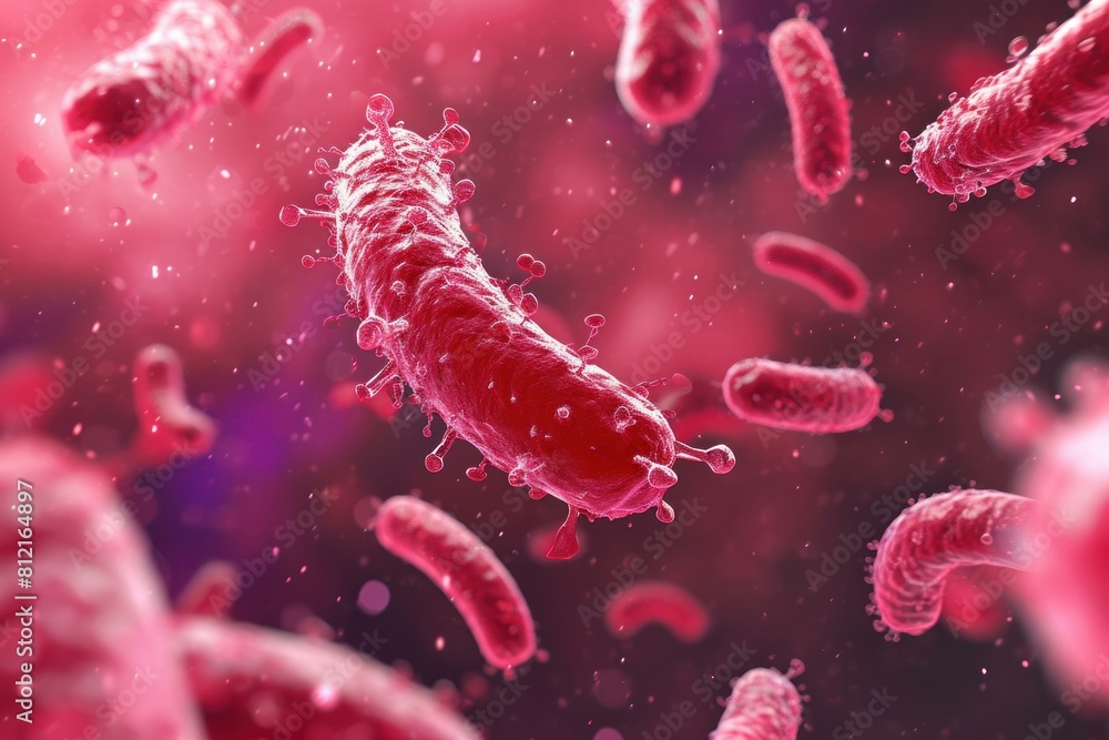 Parasitic Bacteria virus cell. Dna macro organism. Generate Ai Parasitic Bacteria virus cell. Dna macro organism. Generate Ai