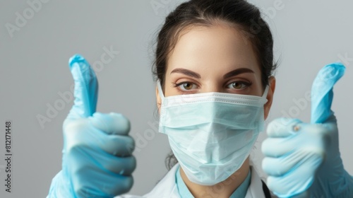 Healthcare Professional with Protective Gear