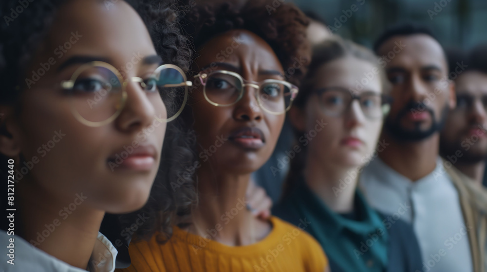A diverse group of millennials and professionals gather in an office setting, utilizing tablets for support, collaboration, and planning, A diverse group of millennials and professionals gather in an office setting, utilizing tablets for support, collaboration, and planning,