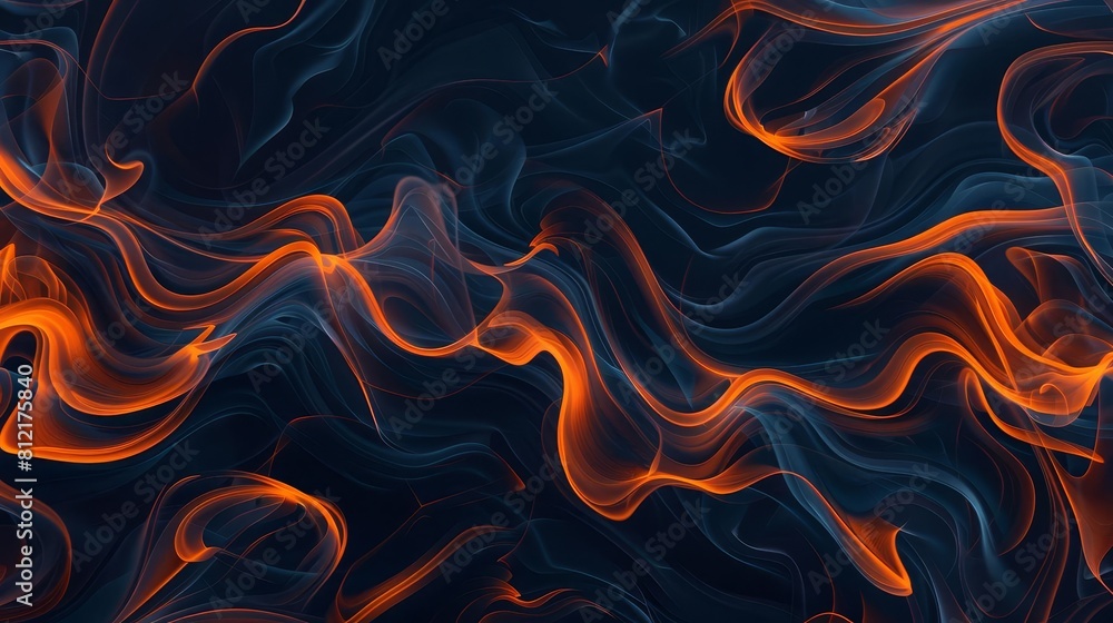 dynamic abstract swirls and waves in dark navy and orange energetic line art background dynamic abstract swirls and waves in dark navy and orange energetic line art background