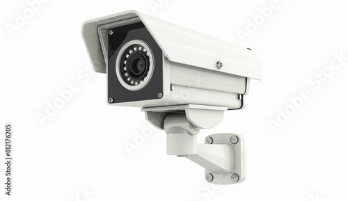 cctv camera isolated on a white background