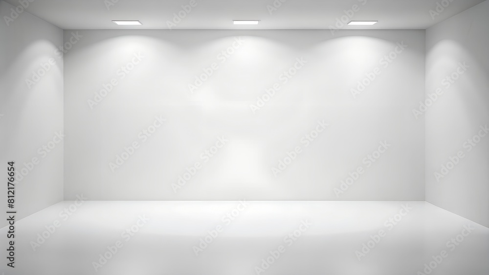 Blank white studio background. Design for product demonstration. Blank white studio background. Design for product demonstration.