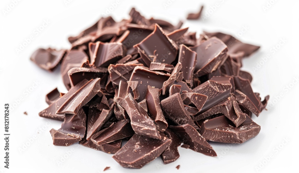 chocolate flake isolated on a white background chocolate flake isolated on a white background