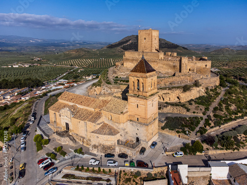 Alcaudete Castle, built between the 13th and 14th centuries, fortress of the caliphate route, Alcaudete, Jaén province, Andalusia, Spain photo