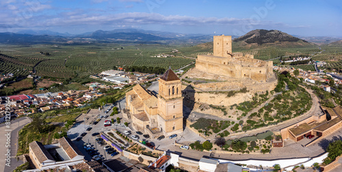 Alcaudete Castle, built between the 13th and 14th centuries, fortress of the caliphate route, Alcaudete, Jaén province, Andalusia, Spain photo