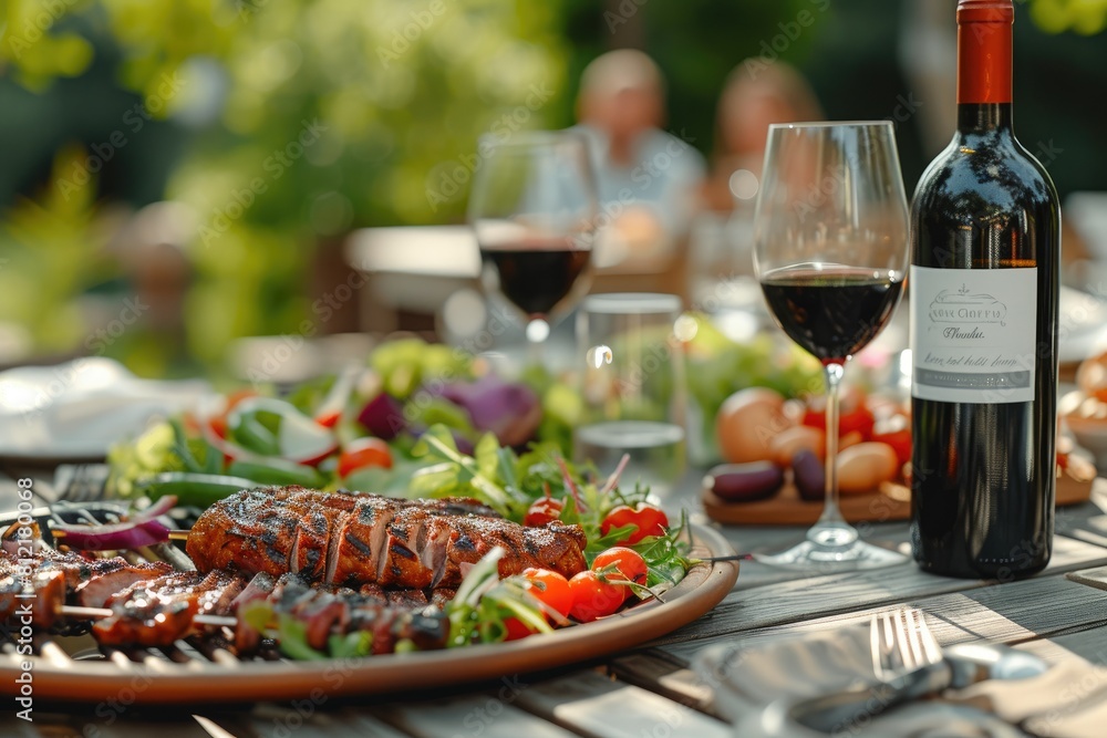 Savoring Summer: Grilled BBQ Delights and Cheerful Company Savoring Summer: Grilled BBQ Delights and Cheerful Company