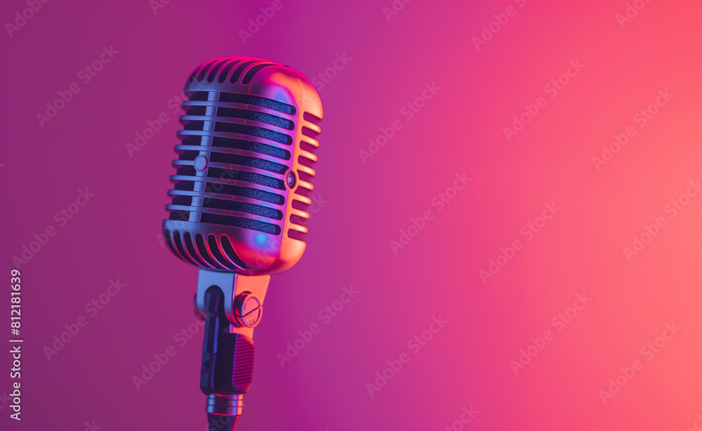Fototapeta premium Captivating Podcast Studio Banner Design