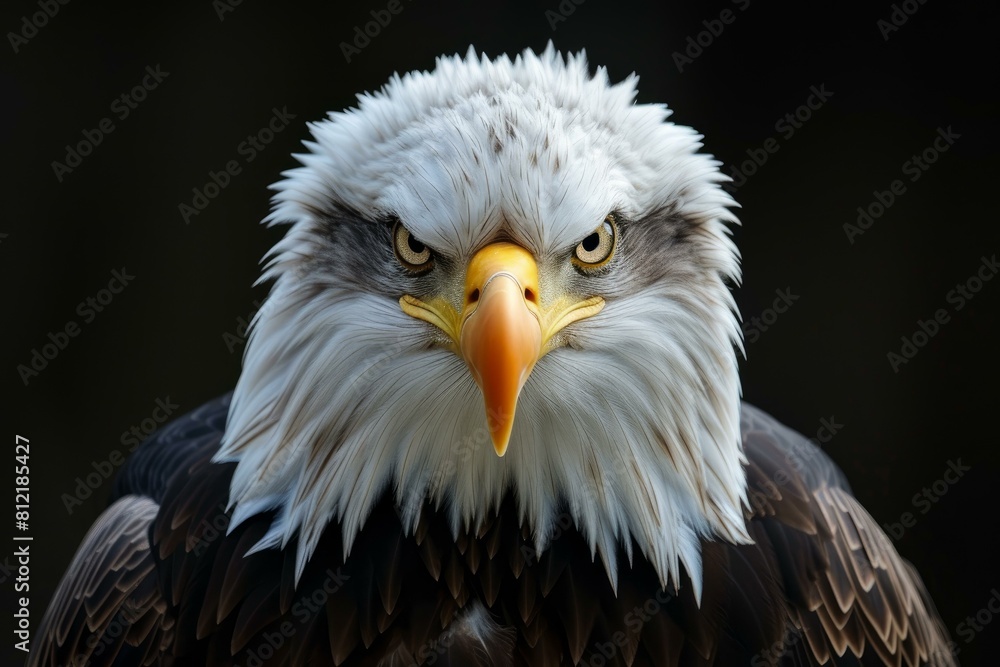 Vigilant Eagle bird. Sky natural sea. Generate Ai Vigilant Eagle bird. Sky natural sea. Generate Ai