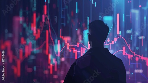 investing in dividend stocks or cryptocurrency for financial freedom concept illustration photo