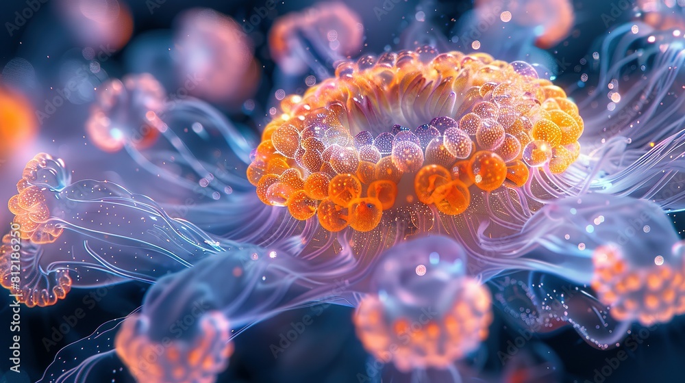 Graceful Amoebas in Motion A Glimpse into the Invisible World of Microscopic in Water Graceful Amoebas in Motion A Glimpse into the Invisible World of Microscopic in Water