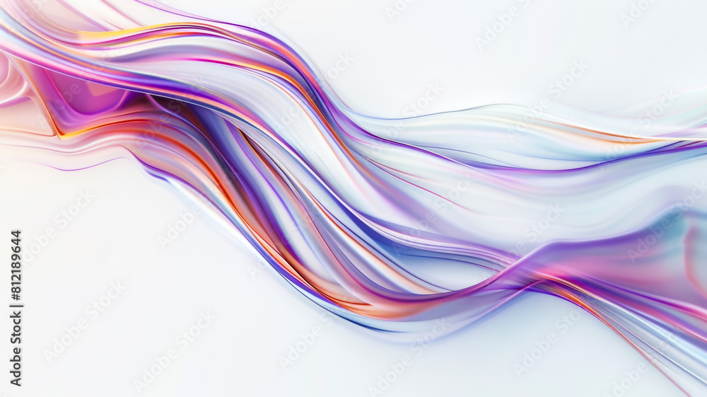 Abstract colorful smoke wavy 3d background in shades of purple, blue, orange and pink Abstract colorful smoke wavy 3d background in shades of purple, blue, orange and pink