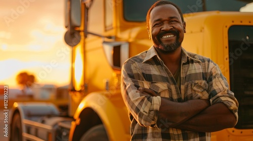 The Smiling Truck Driver photo