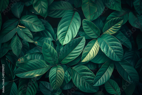 Tropical leaves texture  Abstract nature leaf green texture background  picture can used wallpaper desktop