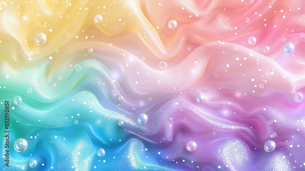 A vibrant background featuring water bubbles both at the top and bottom of the image A vibrant background featuring water bubbles both at the top and bottom of the image