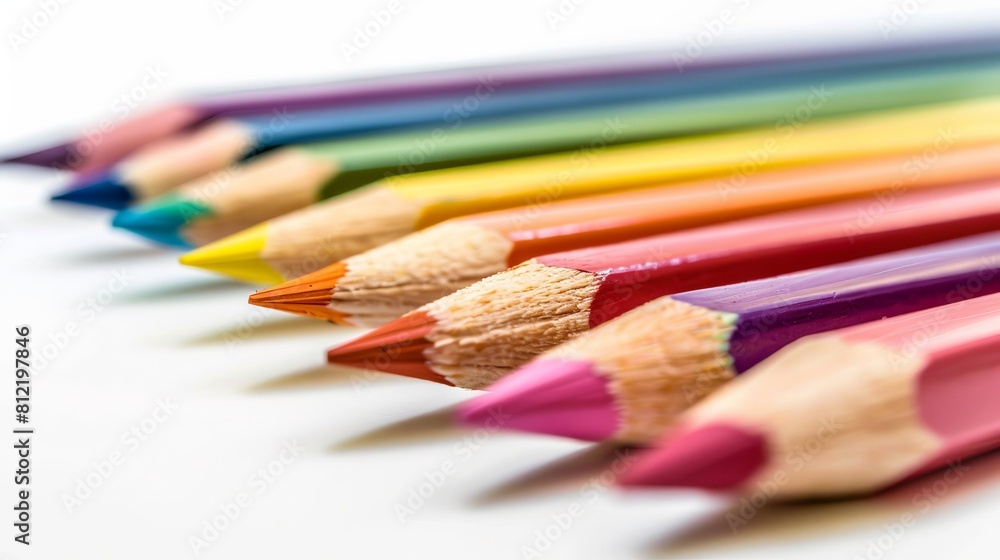 Creating a 3D render of colored pencils involves several steps Creating a 3D render of colored pencils involves several steps