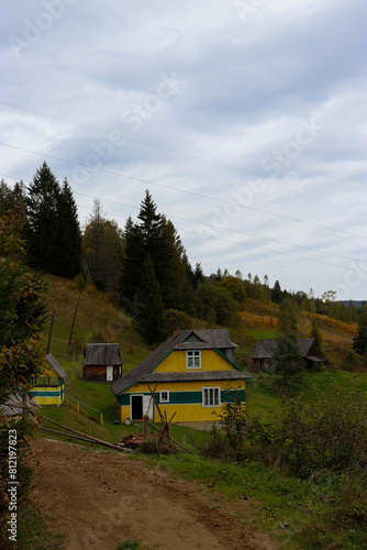 house in the mountains