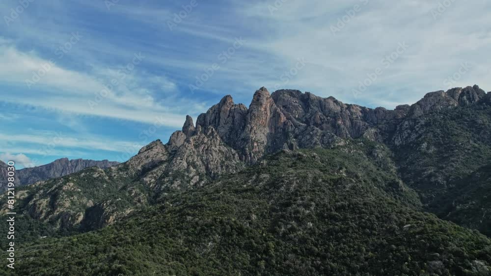 Distant View of Corsican Mountain Range Distant View of Corsican Mountain Range