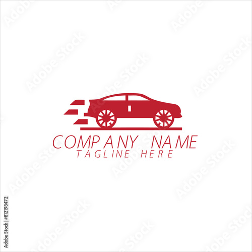 Car repair logo template. Car repairing vector design

