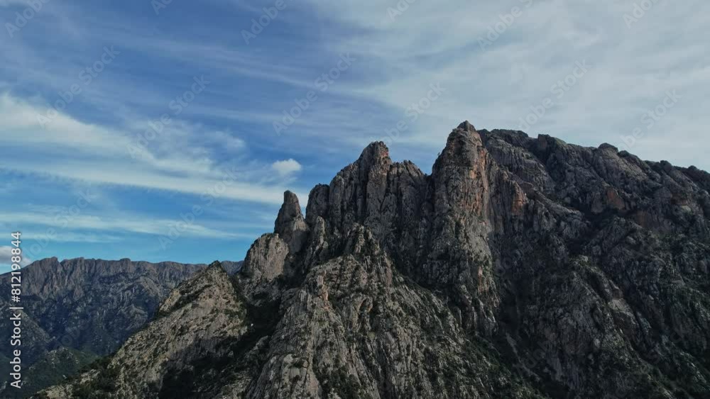 Majestic Mountain Range With Clouds Majestic Mountain Range With Clouds