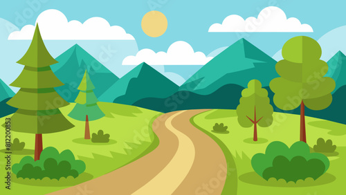 background cartoon vector illustration