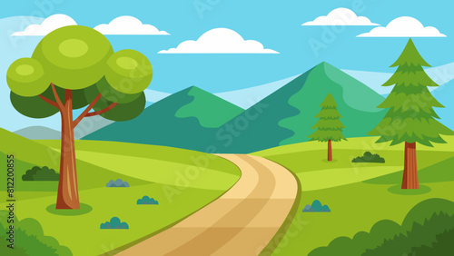 background cartoon vector illustration