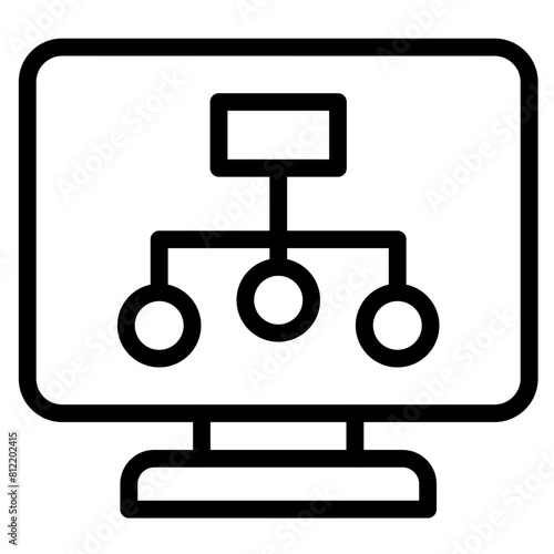 Social Hub vector icon style
