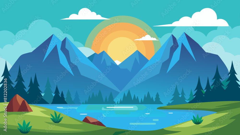 background cartoon vector illustration