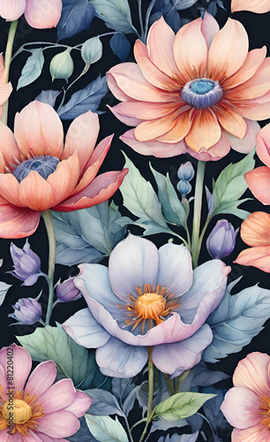 Wallpaper Mural Flower background  Torontodigital.ca