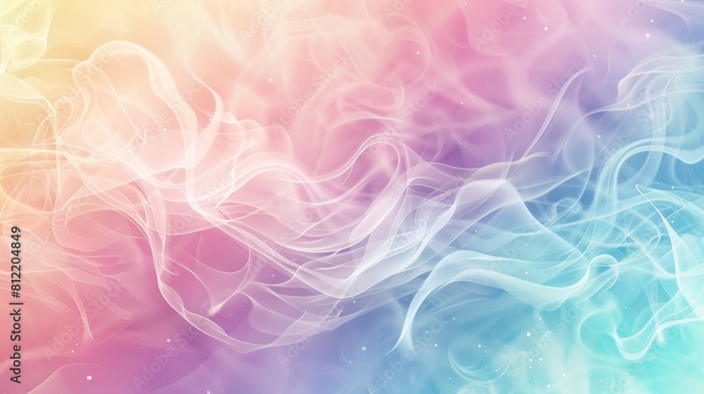 A colorful fabric with a rainbow pattern A colorful fabric with a rainbow pattern