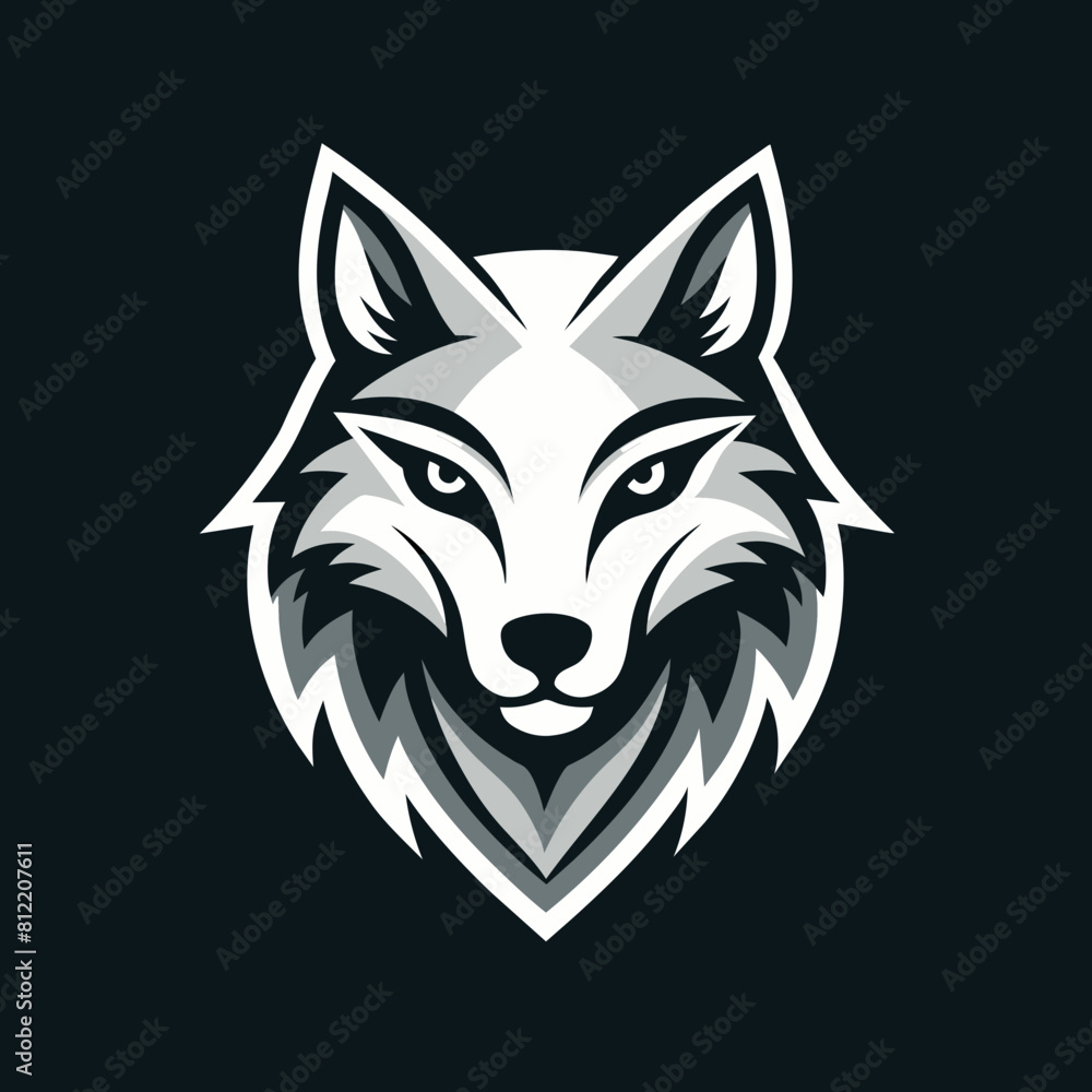 wolf head vector illustration wolf head vector illustration