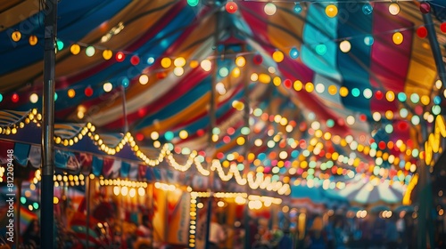 A carnival-themed background sets the stage for festivities, offering ample space for text to shine against a backdrop of colorful revelry. With its lively atmosphere and joyful ambiance