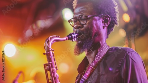 Celebrate International Jazz Day and the World Jazz Festival by immersing yourself in the melodic tunes of talented saxophonists showcasing their musical prowess at the fest photo
